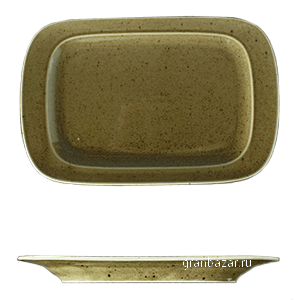 Тарелка прямоуг. «Кантри Стайл»; фарфор; H=1,L=24см; зелен. G.Benedikt TRY3124
