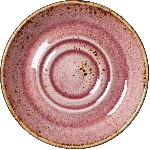 Блюдце «Крафт Распберри»; фарфор; D=145мм, H=17мм; розов. Steelite 1210 0158