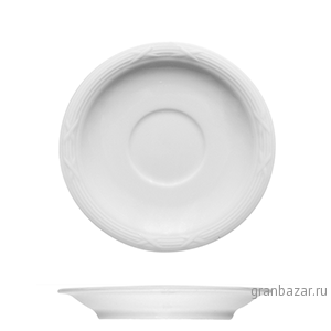 Блюдце «Штутгарт»; фарфор; D=18см; белый Bauscher 55 6918