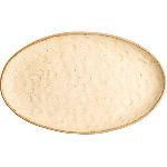 Блюдо «Грасп» овальное керамика  H=23 L=290 B=180 мм бежев. Kunstwerk 20726/beige