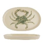 Блюдо овальное Crab Green Frutti di Mare 290х180 мм h25 мм P.L. Proff Cuisine B24011629-2412K