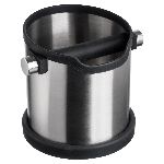 Нок-бокс для кофейного жмыха d=150 мм. h=160 мм. нерж. с силикон. подставкой MGprof