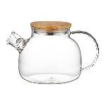 Чайник заварочный Термостекло 400 мл d103 мм h95 мм с фильтром дерев. крышка P.L. Proff Cuisine G-MK3040