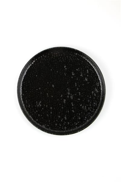 Тарелка с бортом BLACK MOSS фарфор, d 180 мм, h 15 мм, черный Porland 18CP18 BLACK MOSS