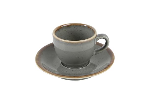 Чашка DARK GREY фарфор, 90 мл, d 65 мм, h 53 мм, серый Seasons Porland 312109 темно-серый