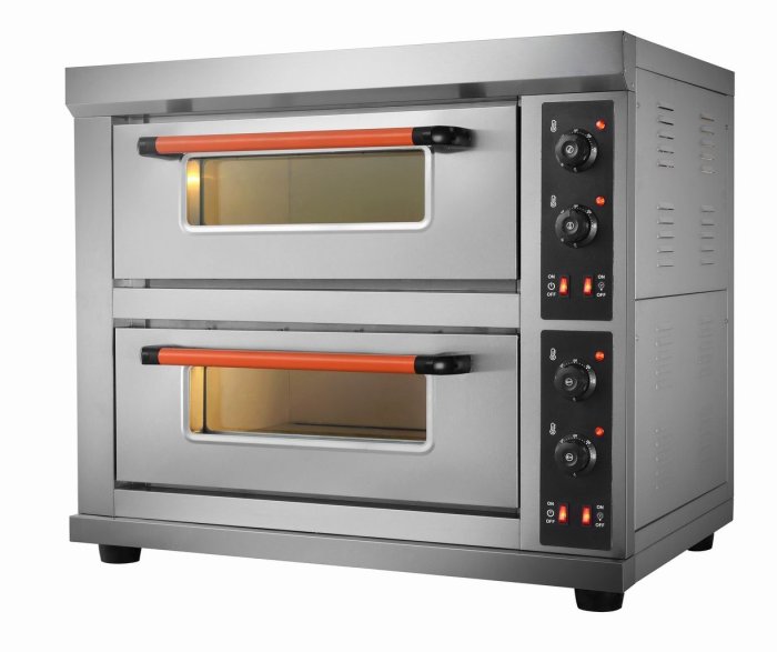 Печь статическая 2-камерная с подом 610*420 мм Kocateq EBO2/60x40ECO