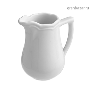 Молочник «Увертюра»; фарфор; 230мл; H=11,L=11.5,B=6см; белый Tognana OV03223