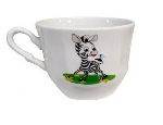 Чашка чайная 250 см3 Полосатики зебры Тюльпан ДФЗ 7С2036