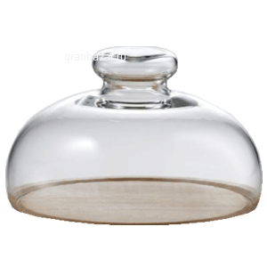 Крышка д/подноса; стекло; D=17.5,H=12,L=17.5см; прозр. Trendglas 401924