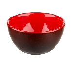 Пиала "Кармин";керамика;D=150,H=80мм;красный,черный Dymov 153408