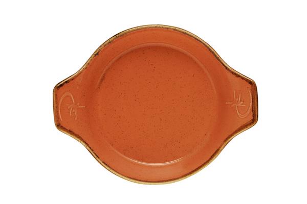 Форма для запекания ORANGE фарфор, 700 мл, d 210 мм, h 55 мм, оранжевый Seasons Porland 602928 оранжевый