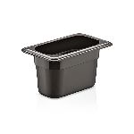 Гастроемкость 1/9 h=100 полипропилен чёрная 176х108х100 мм