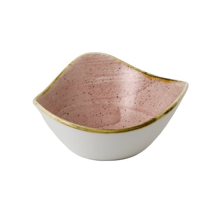 Салатник треугольный Stonecast 260 мл Petal Pink Churchill SPPSTRB61