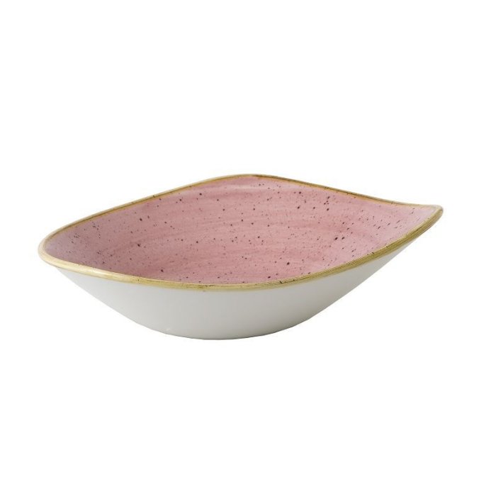Салатник треугольный Stonecast 600 мл Petal Pink Churchill SPPSTRB91