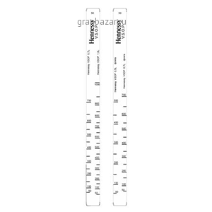 Линейка «Хеннесси VS,VSOP,XO 0.7,1л» пластик; L=28,B=2см; белый STEK 1011