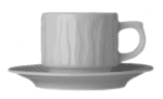 Чашка кофейная «Нестор»; фарфор; 100мл; D=6,H=5.5,B=8.5см; белый Lubiana 1880
