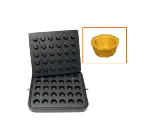 Форма для 30 восьмиугольных тарталеток для тарталетницы DHTartmatic Kocateq DH Tartmatic Plate 34