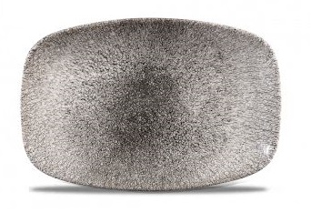 Блюдо прямоугольное CHEFS без борта Studio Prints Raku 237х157мм Jasper Grey Churchill RKGJOBL21