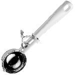 Ложка д/мороженого; сплав цинк.,полипроп.; D=60,L=225мм; белый Ghidini 134White