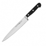 Нож д/нарезки мяса «Глория Люкс»; сталь; L=33/21,B=3см; черный Felix 901921