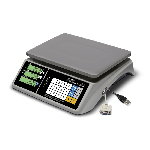 Торговые настольные весы M-ER 328 C-32.5 LCD с RS-232 и USB без АКБ