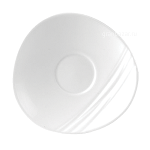 Блюдце «Органикс»; фарфор; D=150,H=25мм; белый Steelite 9002 C651