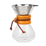 Кофейный стеклянный чайник c фильтром из нержавеющей стали, 400 мл, P.L. Proff Cuisine- Barbossa S0141 / D002828