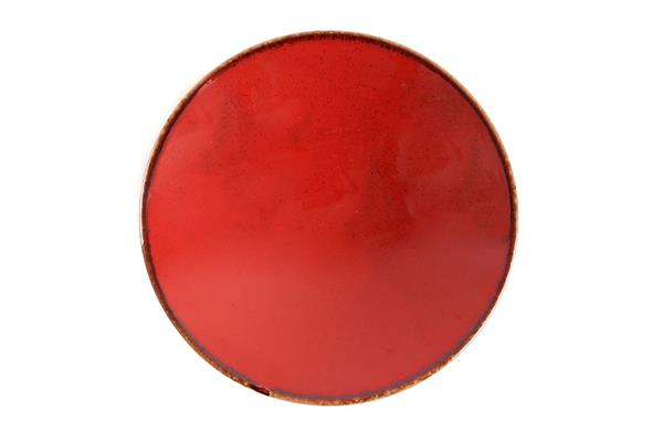 Чаша для салата RED фарфор, 500 мл, d 200 мм, h 50 мм, красный Porland 177820 красный