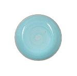Тарелка глубокая без бортов 205 мм голубая Corone Natura