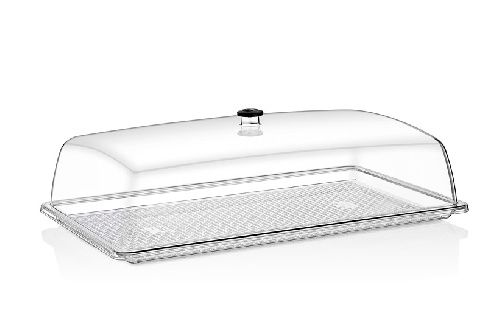 Крышка GN1/1 530*325 мм. h=125 мм. поликарбонат, прозрачная /1/6/ Gastroplast