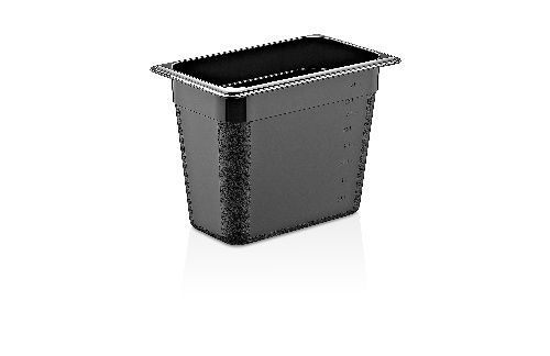 Гастроемкость 1/4 h=200 мм. 4,5 л. п/п черная /1/24/ Gastroplast GNPP-14200/B