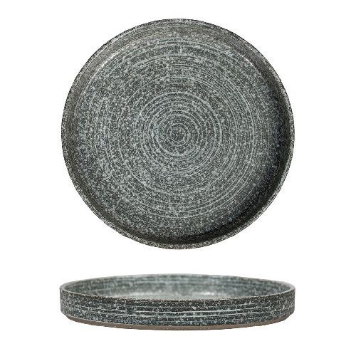 Тарелка с бортом Glossy Stone Untouched Taiga 230 мм h30 мм глазурь P.L. Proff Cuisine 16-171GSB/F