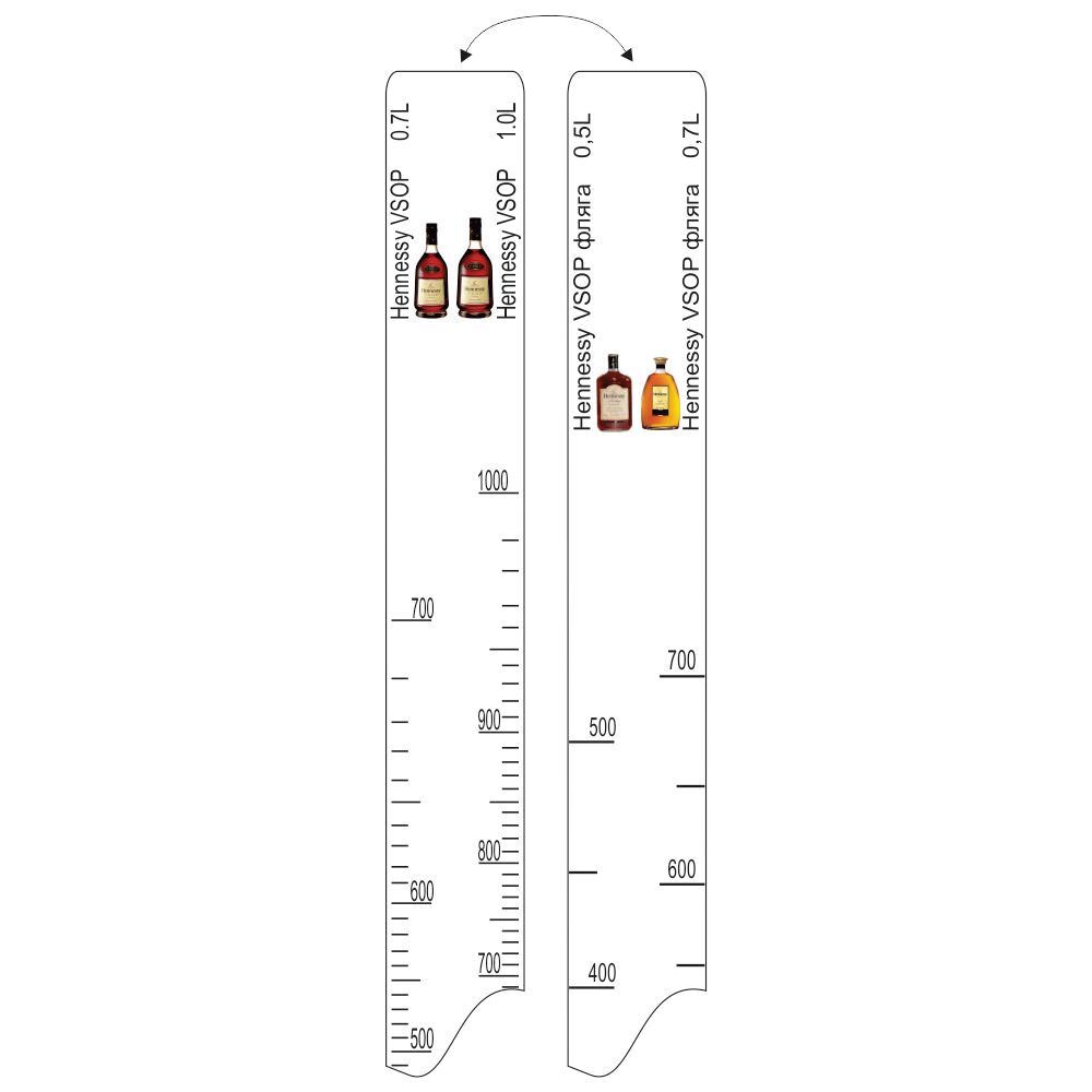 Барная линейка Hennessy VSOP (700мл/1л) / Hennessy VSOP фляга (500мл/700мл), P.L. Proff Cuisine (2020)