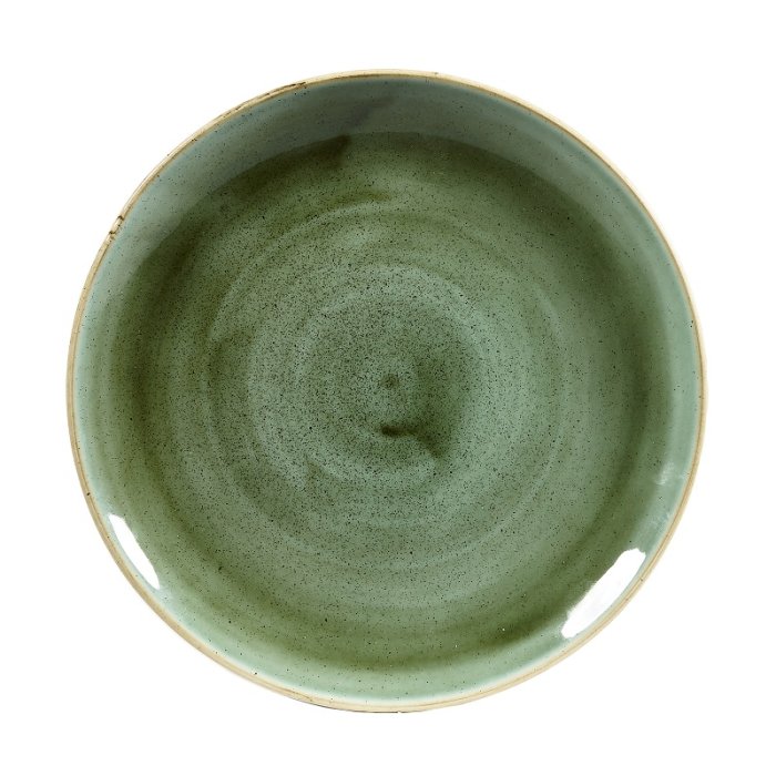 Тарелка мелкая без борта Stonecast 217мм Samphire Green CHURCHILL SSGSEVP81