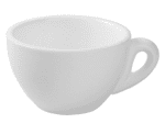 Чашка чайная «Кунстверк»; фарфор; 210мл; D=9.5,H=5.3,L=11.5см; белый KunstWerk A4184