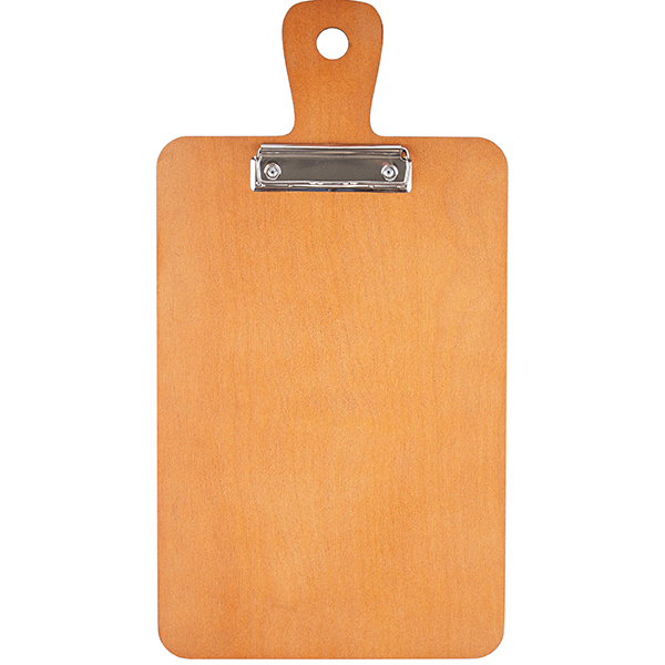 Планшет д/меню с зажимом; фанера,лак; L=41,6,B=22см; коричнев. PPwood V907L-00T