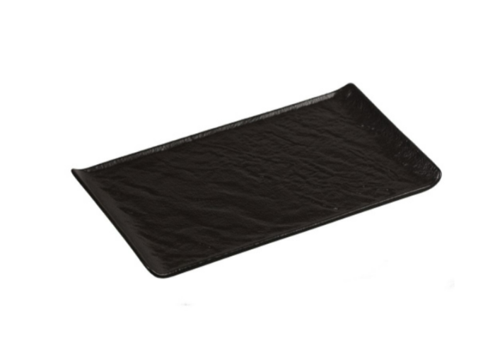 Блюдо для подачи Black Raw Wood 260х150х16 мм  P.L. Proff Cuisine