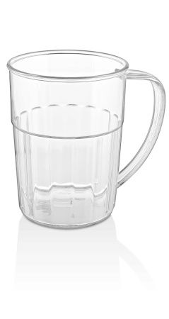 Кружка для пива 500 мл. d=100 мм. h=140 мм. поликарбонат, прозрачн. Gastroplast /1/50/