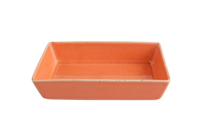 Салатник прямоугольный 130х90 мм Porland 358913 ORANGE
