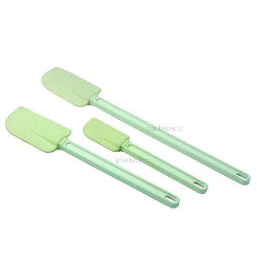 Лопаточка кондитерская 45см, резиновая, ручка пластик, t до 120*С Maco SR45