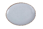 Блюдо овальное GREY фарфор, 360x270 мм, h 33 мм, серый Porland 112136 серый