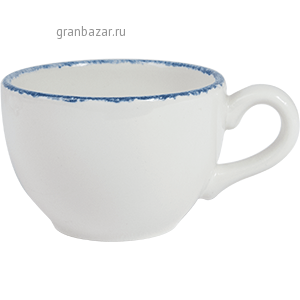 Чашка чайная «Блю дэппл»; фарфор; 225мл; D=9,H=6,L=12см; белый,синий Steelite 1710 0189