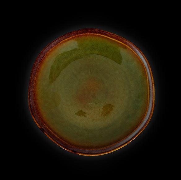 Тарелка мелкая Corone Verde d=258 мм синий+зеленый фарфор
