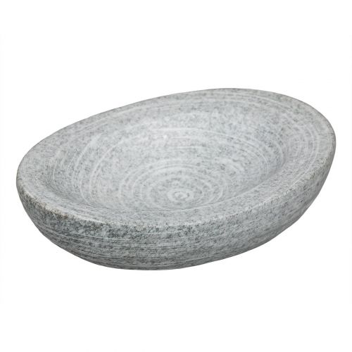 Блюдо/салатник для подачи Stone Untouched Taiga, 190x135 мм, 120 мл, P.L. Proff Cuisine 20-688-2STONE B /К=16ШТ