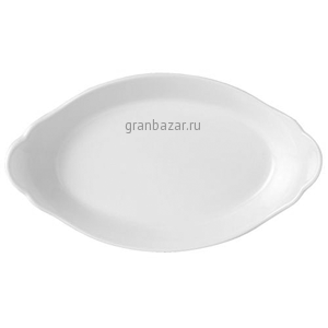 Блюдо овальное «Симплисити Вайт»; фарфор; H=45,L=345,B=195мм; белый Steelite 1101 0321