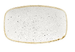 Блюдо прямоугольное без борта Stonecast 200х121мм Barley White Churchill SWHSXO71