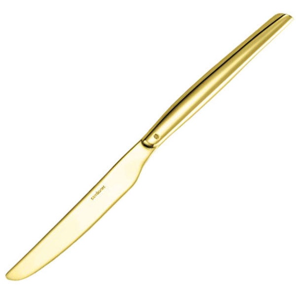 Нож десертный «Эйч-арт ПВД Голд»; сталь нерж.; золотой Sambonet 52727G27