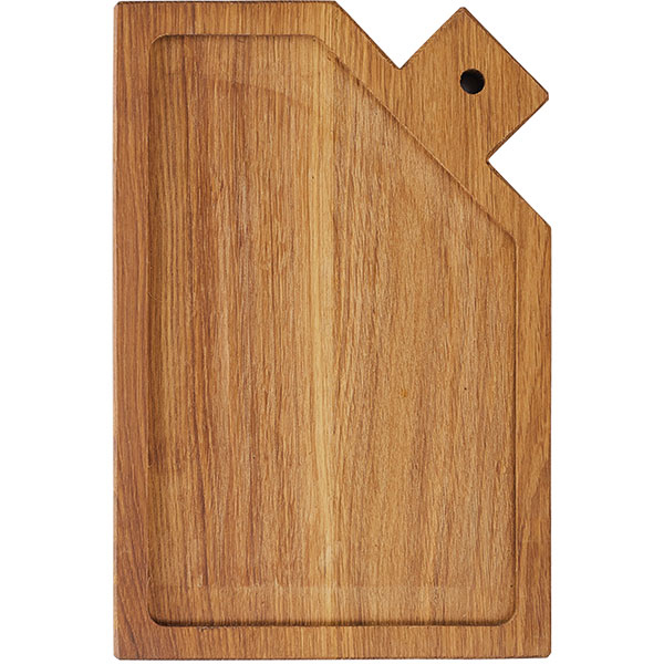 Доска для подачи; дуб; H=25,L=300/200,B=200мм; деревян. PPwood Q204O-06N