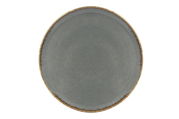 Тарелка для пиццы DARK GREY фарфор, d 280 мм, серый Porland 162928 темно-серый