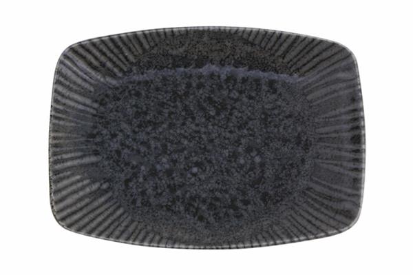 Блюдо прямоугольное IRIS GREY фарфор, 270x190 мм, h 23 мм, серый Porland 118427 IRIS GREY